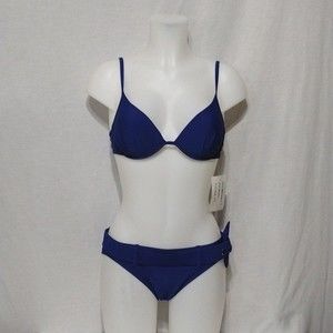 NWT Island World Apparel Underwire Belted 2 Pc Bikini Swimwear Set Large 12 Boho